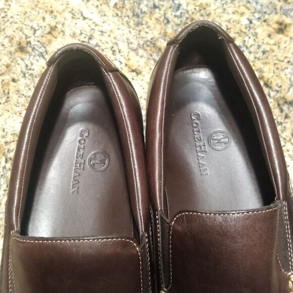 Cole Haan Tucker Venetian Loafers Men\'s 13M Brown Leather Slip On Shoes C04059